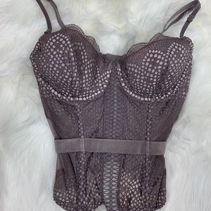 Victoria Secret Taupe Corset 34C